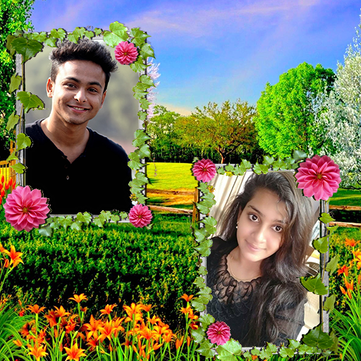 Beautiful Dual Photo Frames Album Editor icon
