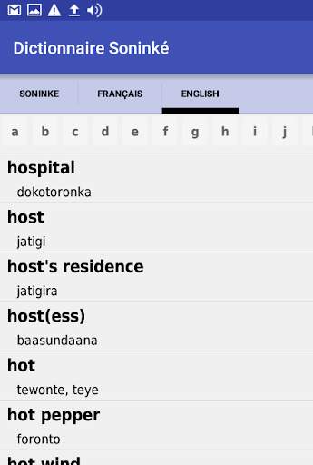 Soninké Dictionnaire screenshot 3