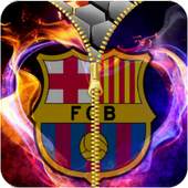 FC Barcelona zipper lock screen 2.0