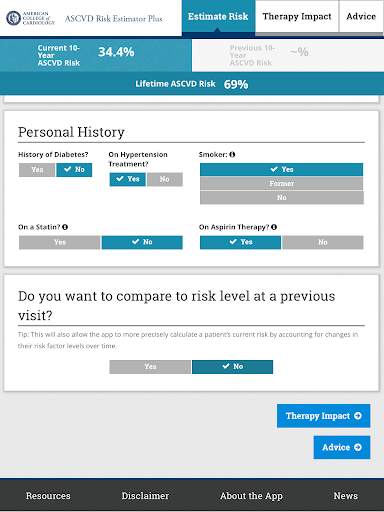 ASCVD Risk Estimator Plus скриншот 8