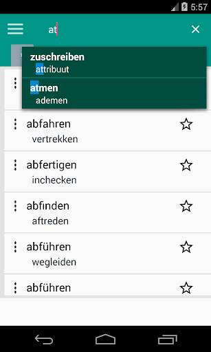 Gemeenschappelijke Duitse werkwoorden: Duits leren screenshot 3