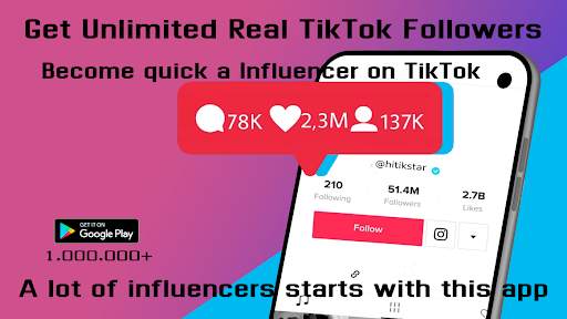 ⭐Tik Star - Followers for TikTok likes free Boost screenshot 1