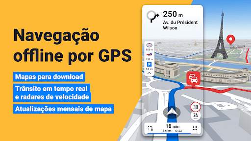 Sygic Navegação por GPS, Mapas screenshot 1