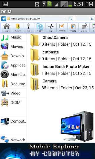 My Computer Mobile Explorer screenshot 4