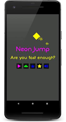 Neon Jump: Free Arcade Game screenshot 1