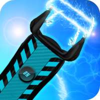 Stun gun electric real screen simulator new joke logo