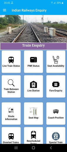 Indian Railway - Live Train, IRCTC & PNR Status screenshot 1