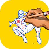 How to Draw Spider Hero 1.0