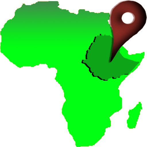 Ethiopian Tourist Attraction Sites with Map icon