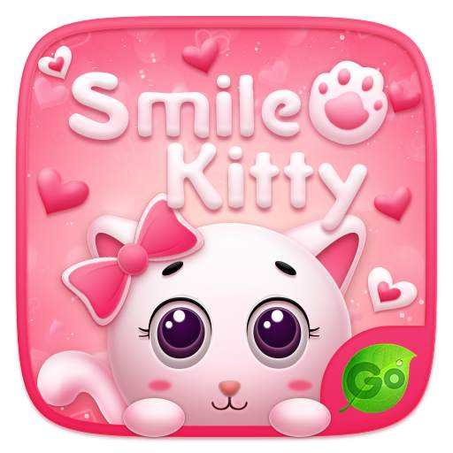 Smile Kitty GO Keyboard Theme 4.5