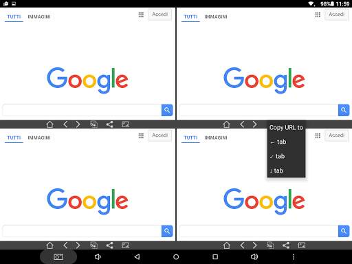 Four Tabs Tablet (free web browser) screenshot 6