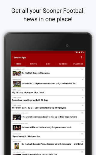 SoonerApp OU Football News screenshot 7