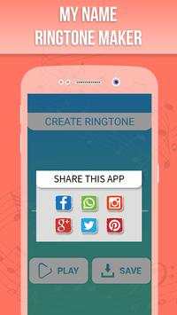 My Name Ringtone Maker 7 تصوير الشاشة