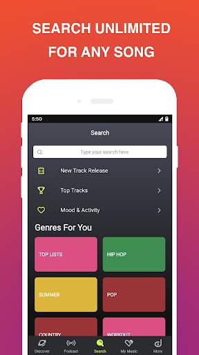 Music Stream: Simple Free Music Streaming screenshot 3