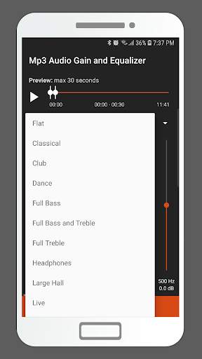 MP3 Audio Gain and Equalizer screenshot 4