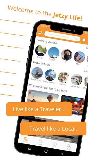 Jetzy - Connect, Travel, Enjoy screenshot 1