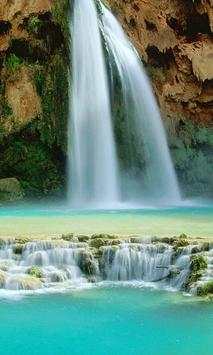 Waterfall 3D HD Wallpaper 3 تصوير الشاشة