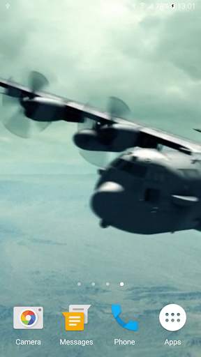 Aircraft 3D Live Wallpaper 5 تصوير الشاشة