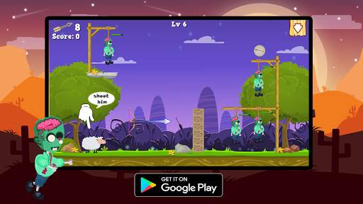 Save Zombie : Bow Master screenshot 2