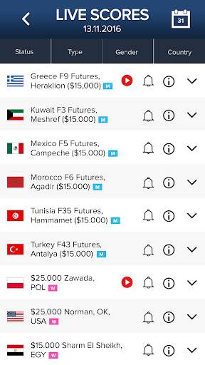 ITF Live Scores screenshot 2