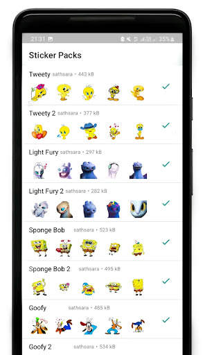 Cartoon Stikers for Whatsapp screenshot 3