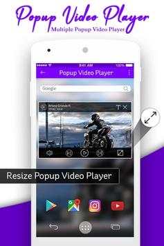 Popup Video Player : Multiple Popup Video Player screenshot 1