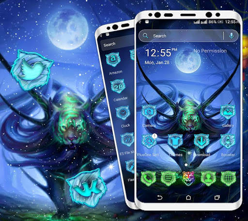 Moon Tiger Launcher Theme screenshot 1