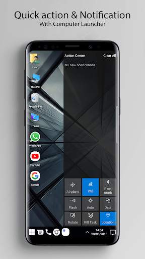 Computer Launcher for Windows Theme screenshot 5