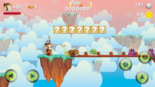 Super Monkey Rush World Runner Mobil Platform Game screenshot 2