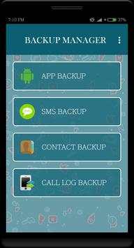 Super Backup And Restore SMS,Calls, Games&App Data screenshot 1