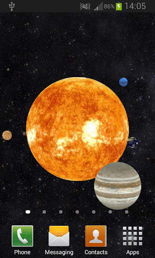 Solar System 3D Free Live Wallpaper screenshot 3