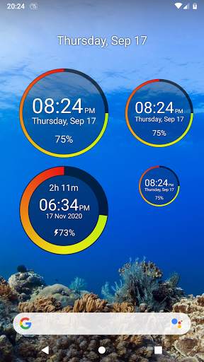 Battery Clock screenshot 1