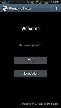 Ringtone Setter screenshot 1