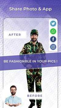 Army Uniform - Army Suit Photo Editor screenshot 4