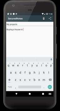 Easy Note ( with fingerprint ) скриншот 3