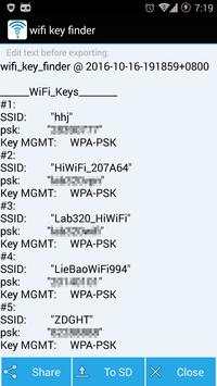 WiFi Key Finder (Root) screenshot 2
