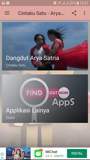 Cintaku Satu - Lagu Dangdut Arya Satria Offline screenshot 3