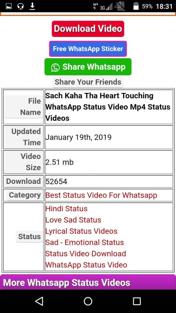 NEW whatsapp status 2019 Videos screenshot 6