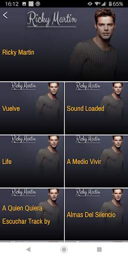 Songs of Ricky Martin 4 تصوير الشاشة