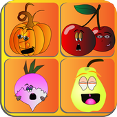 Memory games Moody Fruits icon