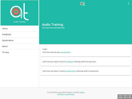 Audio Training EQ and Feedback screenshot 13