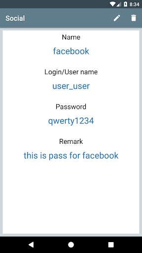 Simple Password Keeper скриншот 4