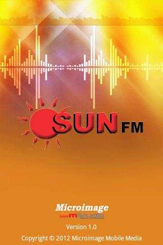 Sun FM Mobile screenshot 1
