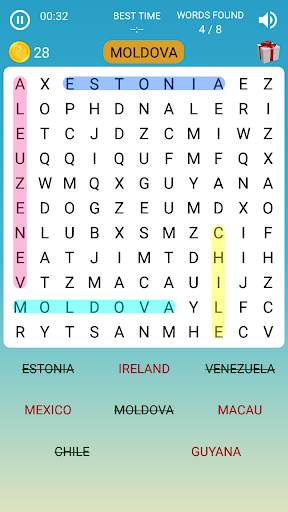 Word Search Game in English screenshot 4