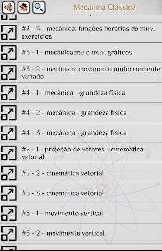 Física - Tutoriais - Palestras screenshot 2