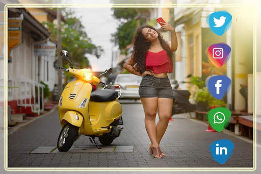 Scooty Photo Editor: Scooty Photo Frame screenshot 1
