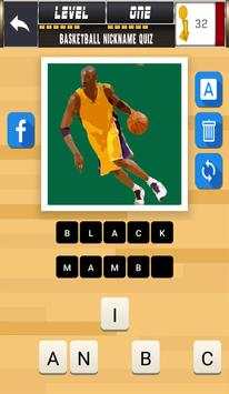 Basketball nickname quiz screenshot 1