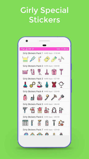 Girl Memoji Stickers For WhatsApp WAStickerApps screenshot 1