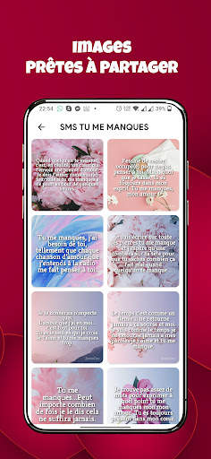 SMS Messages D'amour Touchant screenshot 7