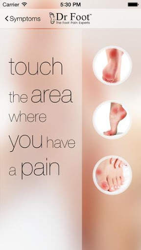 Dr Foot's Foot Pain Identifier screenshot 2